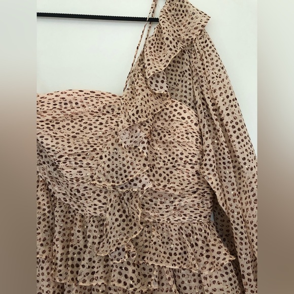 Ulla Johnson Bronze/Caramel Printed Silk Gown - Picture 7 of 9